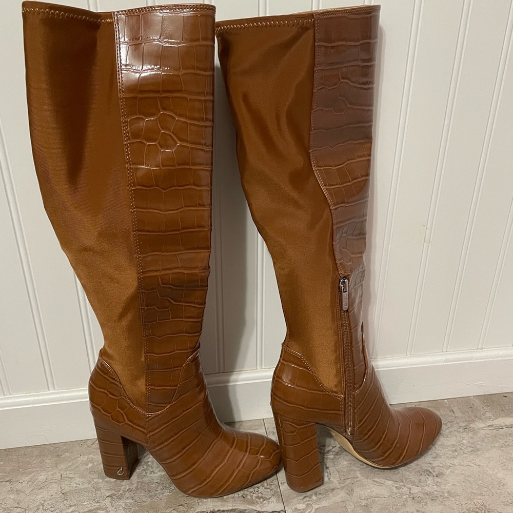 Circus by Sam Edelman size 6 1/2 brown high heel dress boot